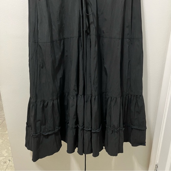 *GOTHIC LACE UP FRONT AND BACK MAXI DRESS BY CLAIRE FRANCE - Picture 10 of 17